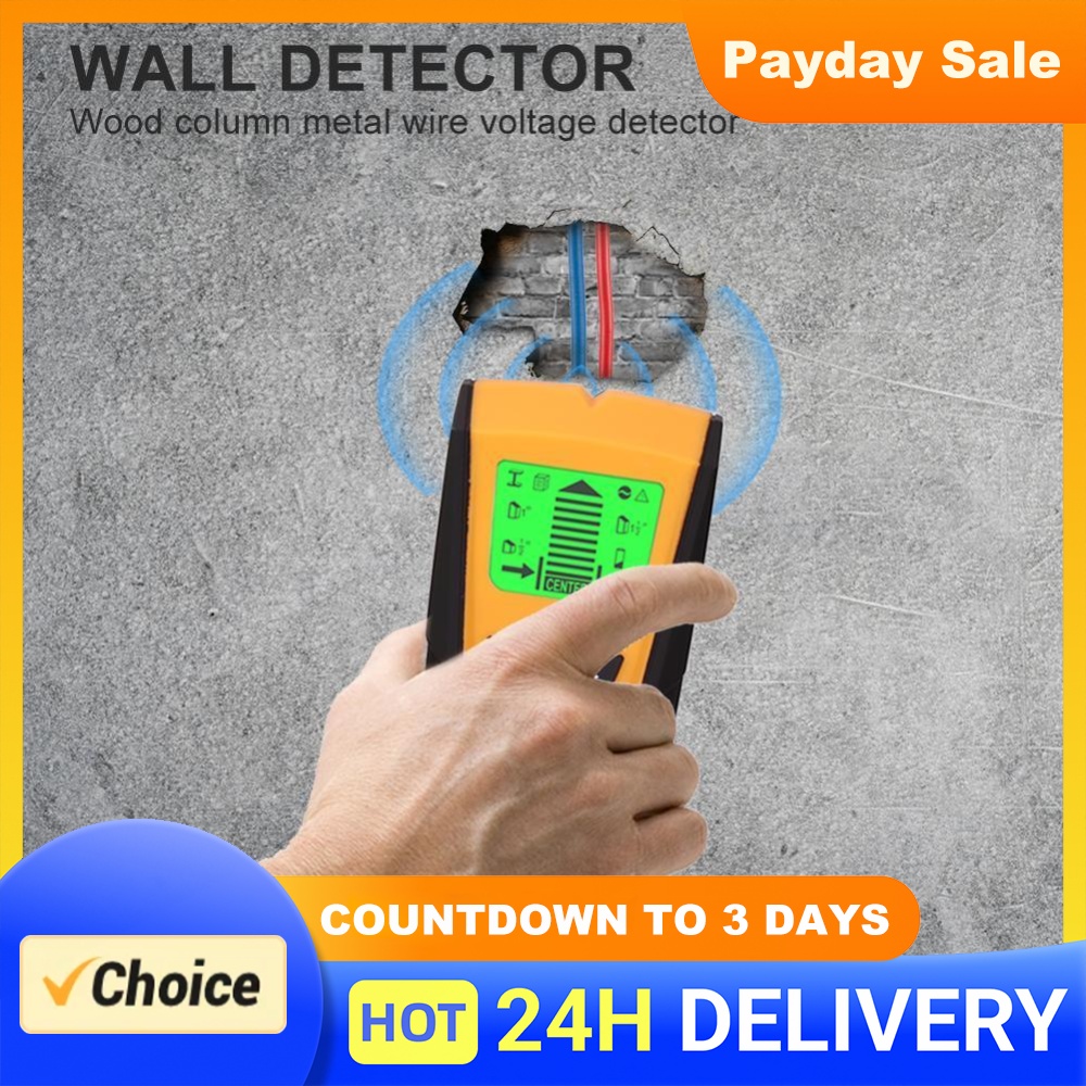 Stud Detector With Metal Ac Wire - Metal Detectors Stud Center Finder Searcher