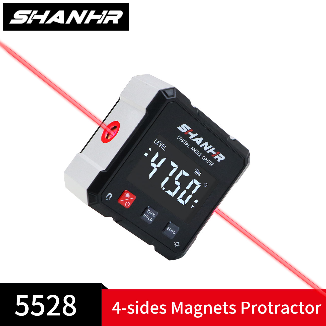 Stud Finder With Laser Level - SHANHR Angle Laser Level With 4