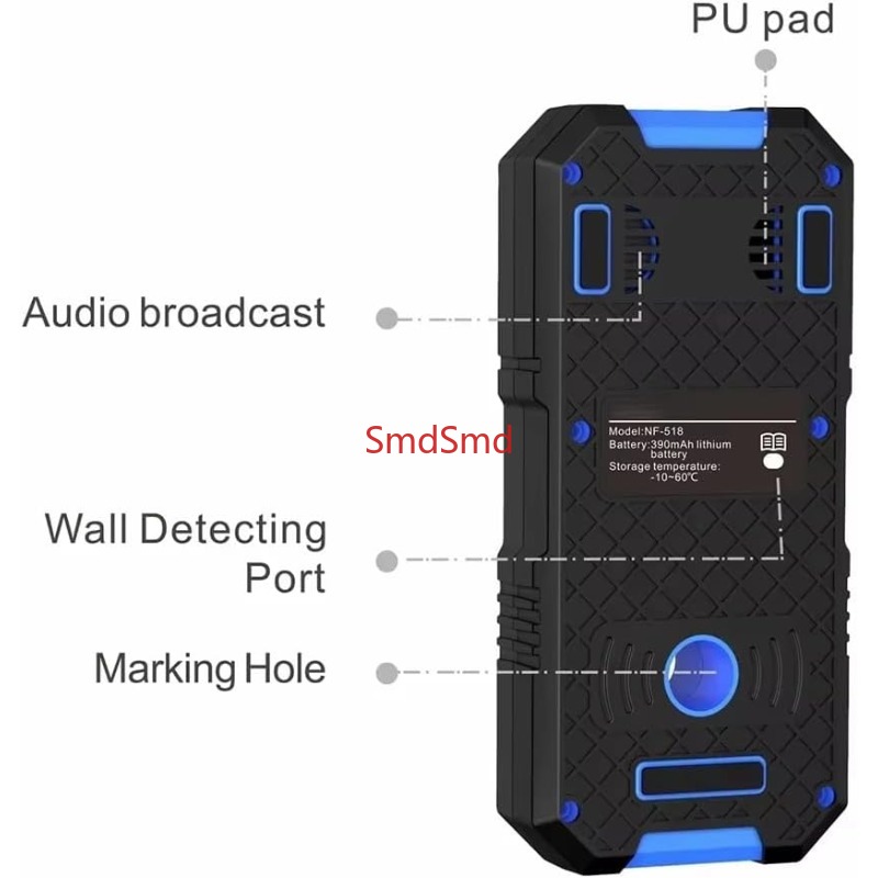 NF-518 Professional Metal Dete - Stud Detector With Metal Ac Wire 评论和价格