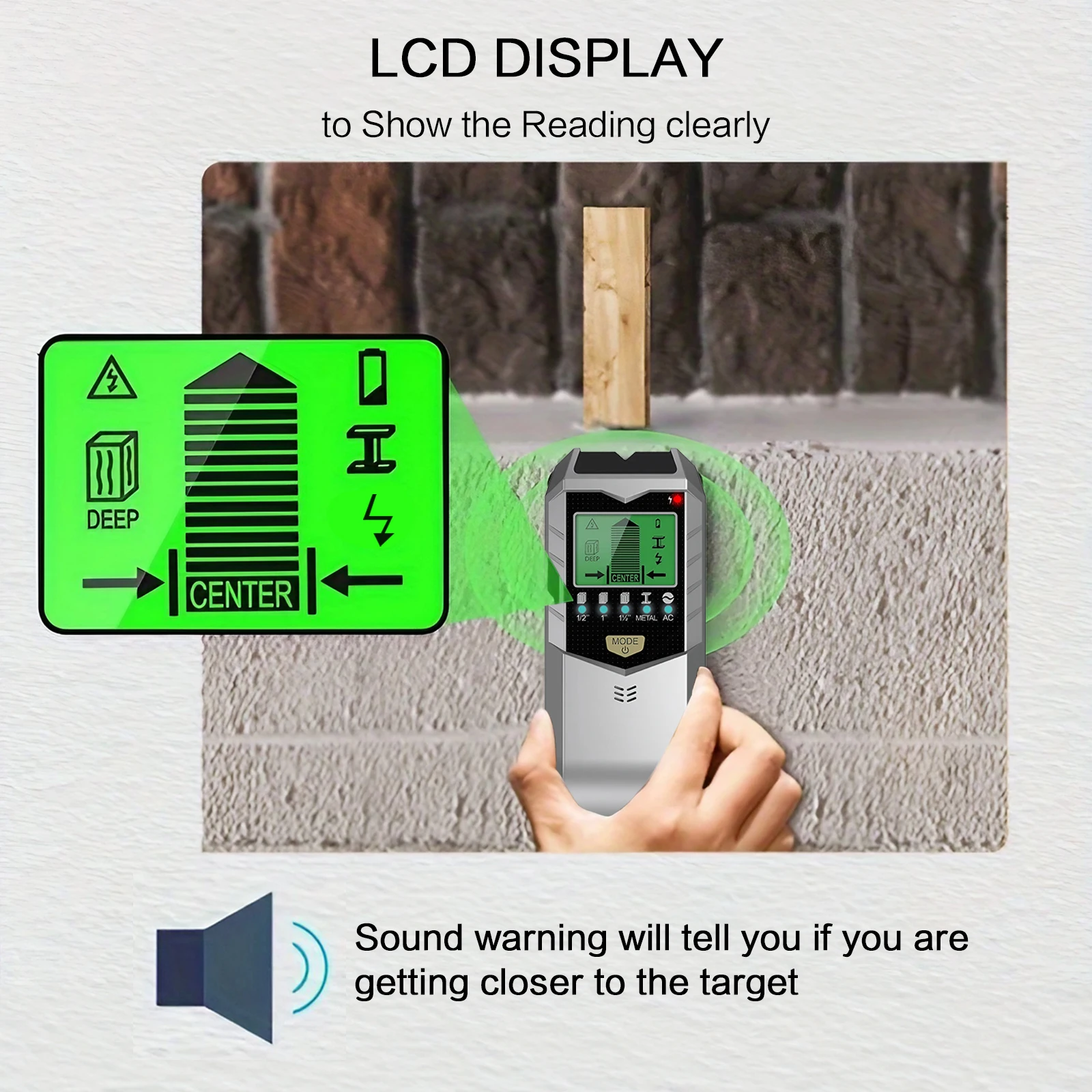 5in1 Multifunctional Wall Dete - Stud Finder Wall Scanner 5 In 1 评论和价格