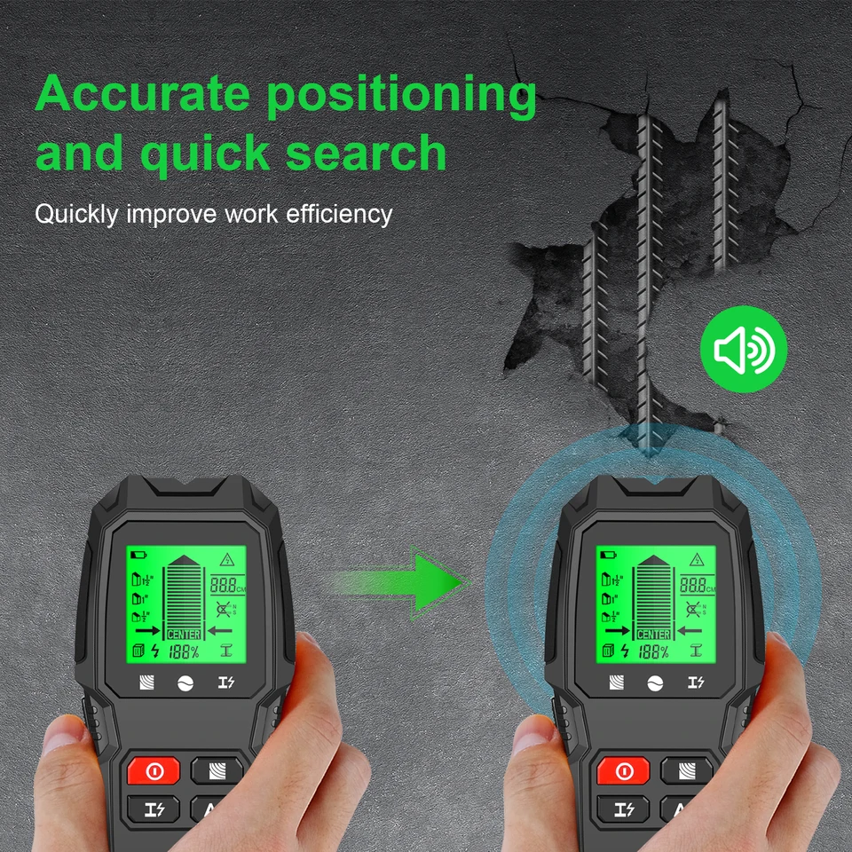 HW-QB6 Black Wall Stud Finder  - Stud Finder Center Finder Edge 评论和价格
