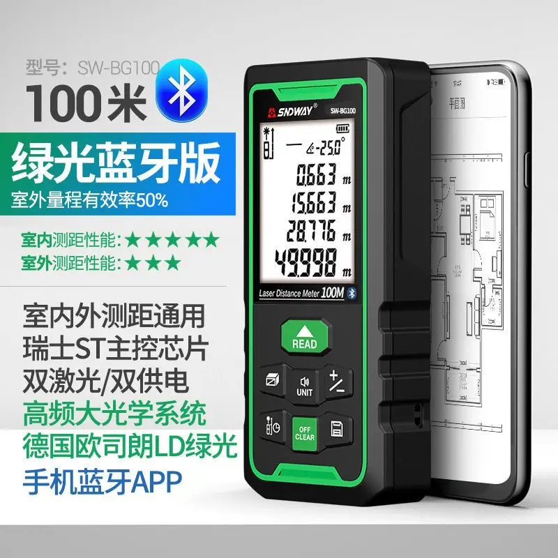 Latest SNDWAY SW-50BG Laser Di - Stud Finder With Laser Level 评论和价格
