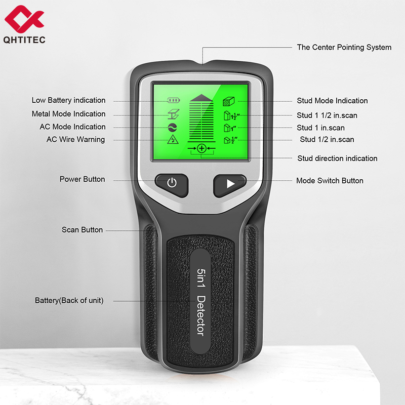 5-in-1 Wall Stud Finder Detect - Stud Finder Wall Scanner 5 In 1 评论和价格