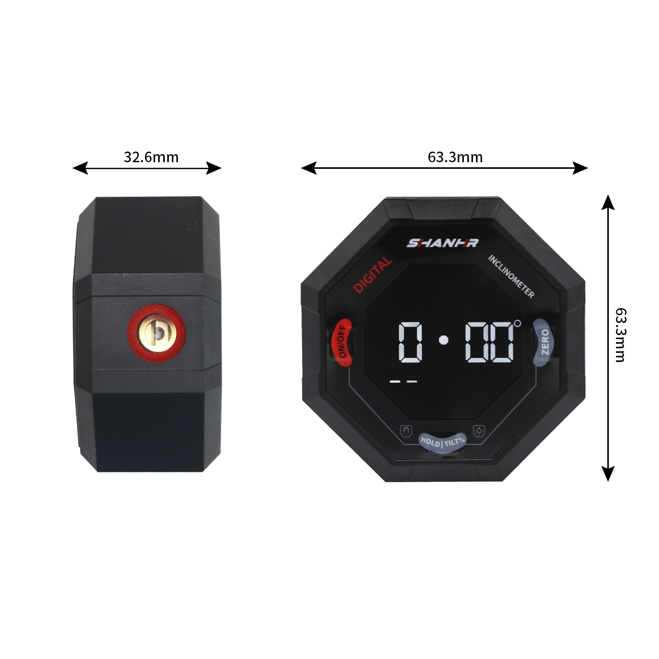 SHANHR Octagon Digital Angle F - Stud Finder With Laser Level 评论和价格