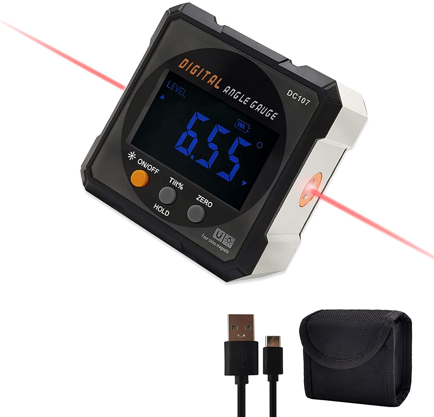 Digital Protractor Laser USB I - Stud Finder With Laser Level 评论和价格
