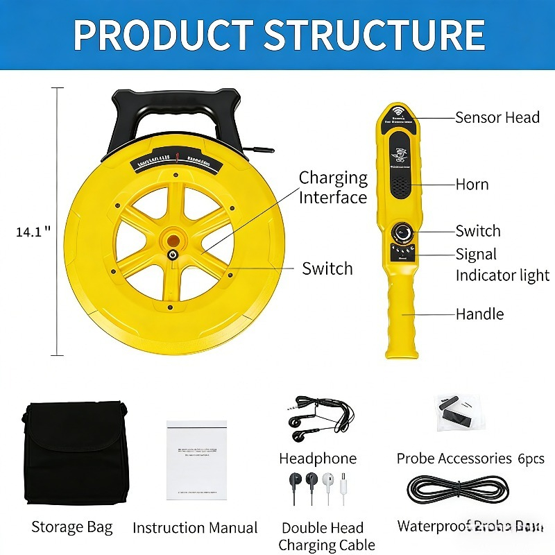 ZHOUCE Pipeline Blockage Detec - Wall Scanner Rebar Detector 评论和价格