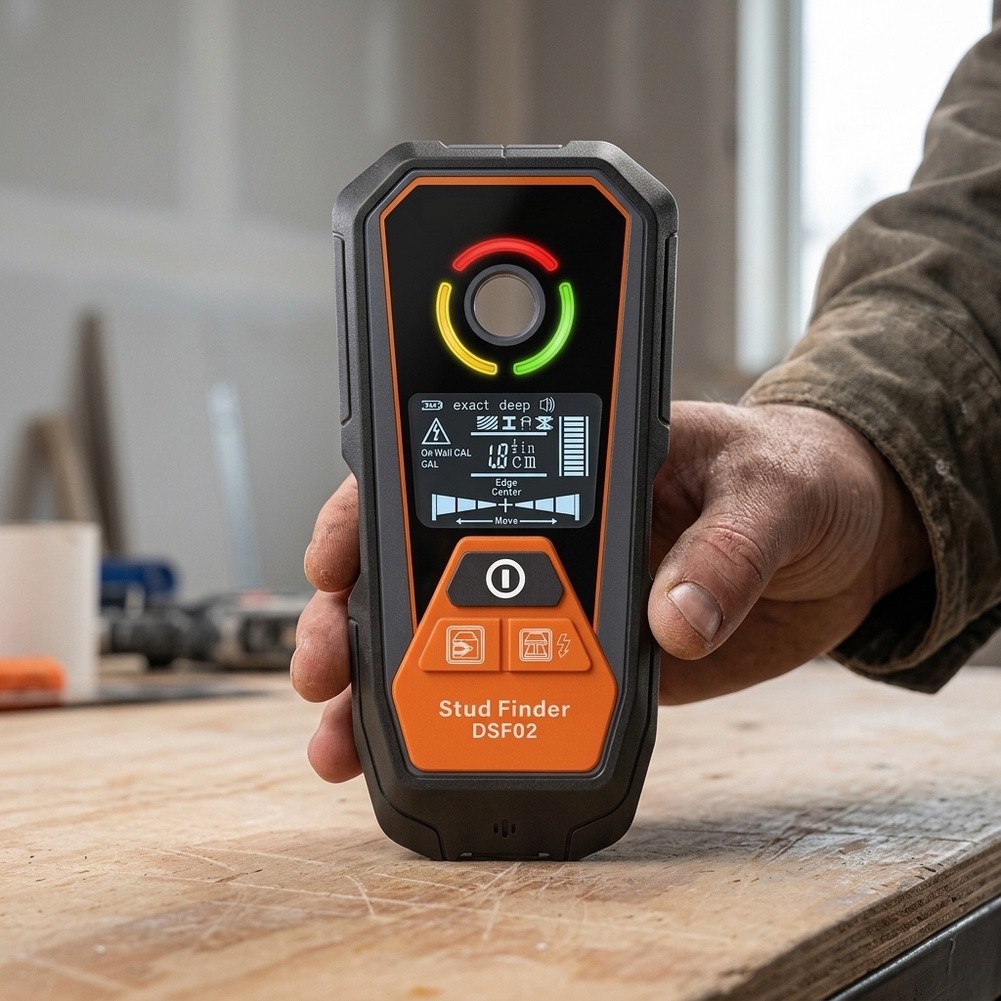 DSF02 6-in-1 Wall Scanner Meta - Stud Detector With Metal Ac Wire 评论和价格