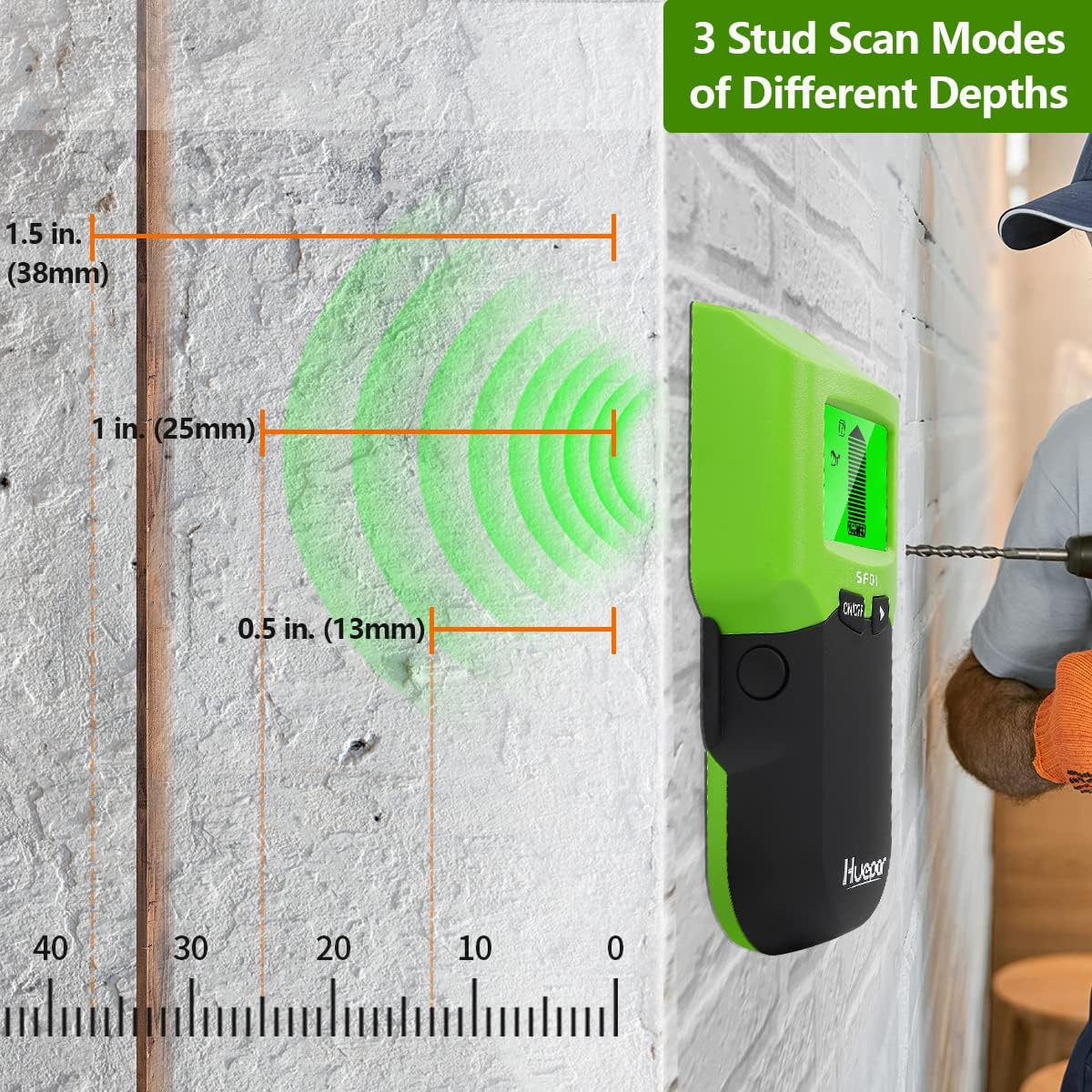 Huepar Stud Finder Wall Scanne - Stud Finder Wall Scanner 5 In 1 评论和价格