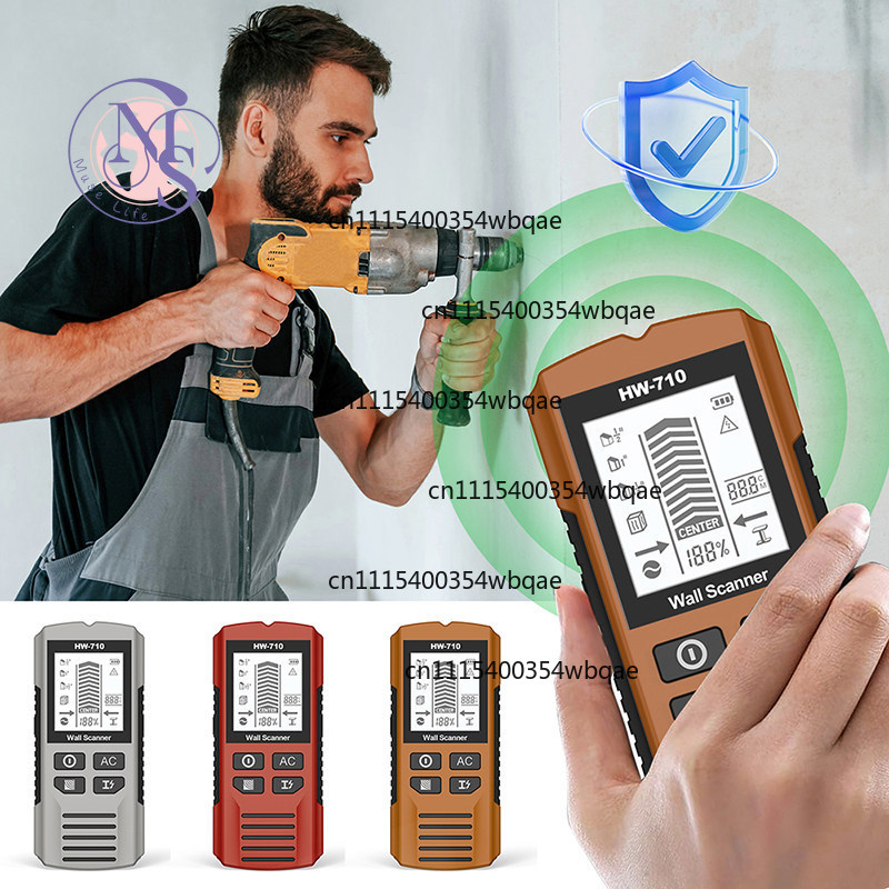 ZOCI-FOR- HW-710 6-in-1 Handhe - Stud Detector With Metal Ac Wire 评论和价格
