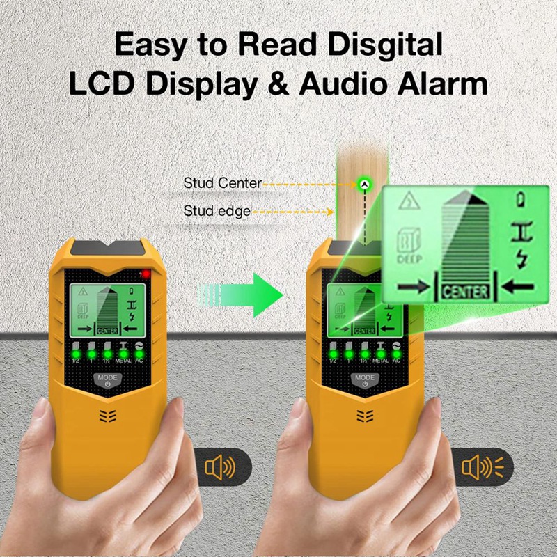 5 in 1 Electric Multi-Function - Stud Detector With Metal Ac Wire 评论和价格