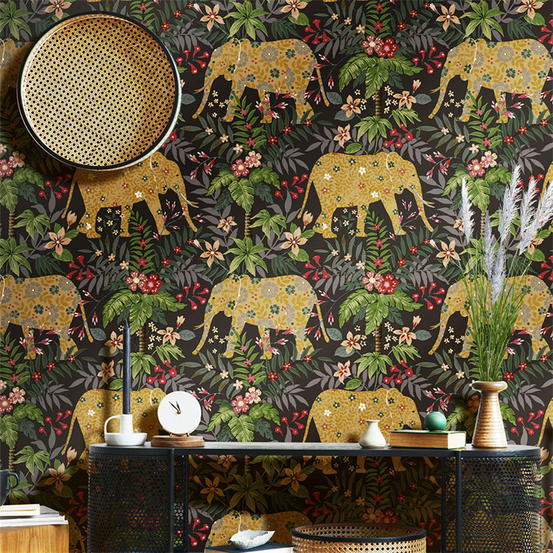 Custom Tropical jungle elephan - Moisture Meter Wall Wood 评论和价格