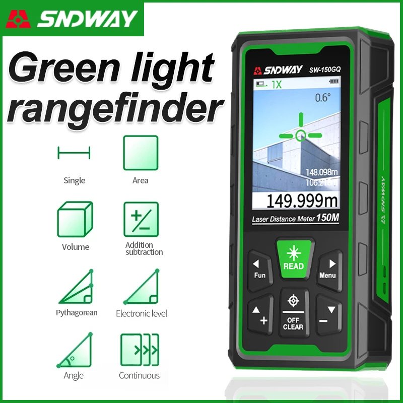 Green Laser Distance Meter Dig - Stud Finder With Laser Level 评论和价格