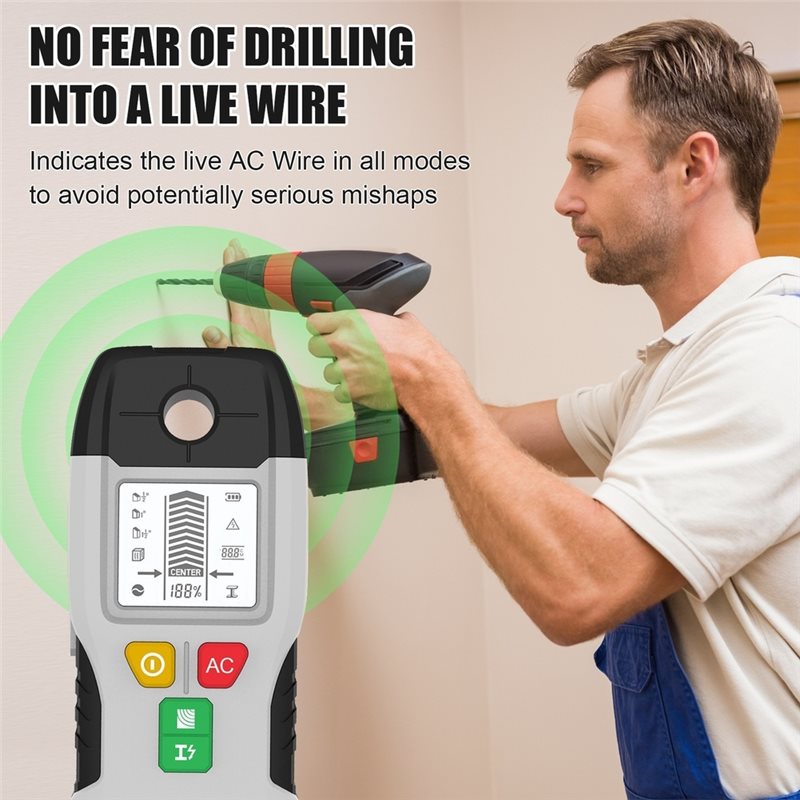 UISN Multifunction 6In1 Stud F - Pipe Detector Wall Scanner 评论和价格