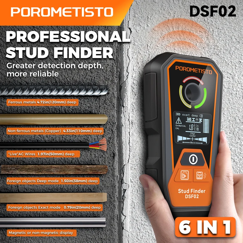 New Stud Finder Wall Scanner D - Wall Scanner Rebar Detector 评论和价格