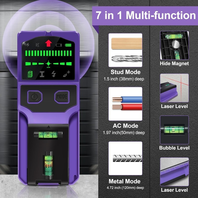 Stud Finder Wall Scanner Stud  - Pipe Detector Wall Scanner 评论和价格
