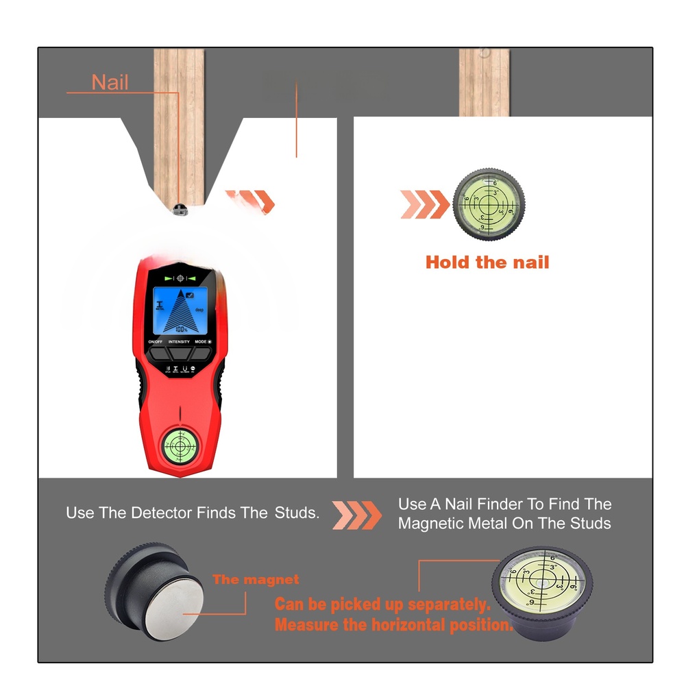 7 In Wall For Scanner For Stud - Stud Detector With Metal Ac Wire 评论和价格