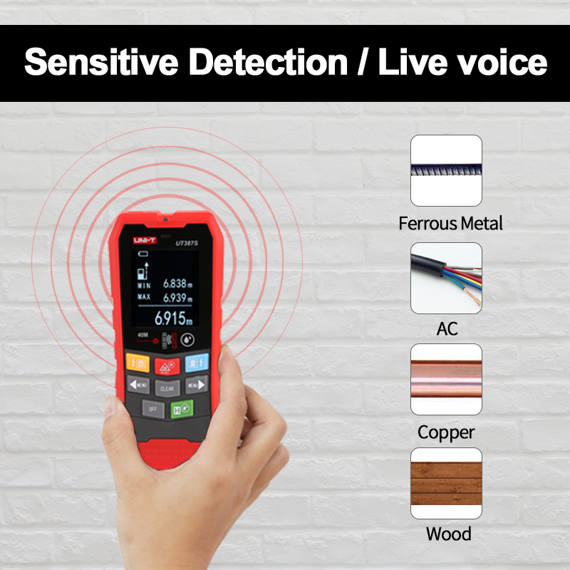 UNI-T 4 In 1 Metal Detector UT - Stud Detector With Metal Ac Wire 评论和价格