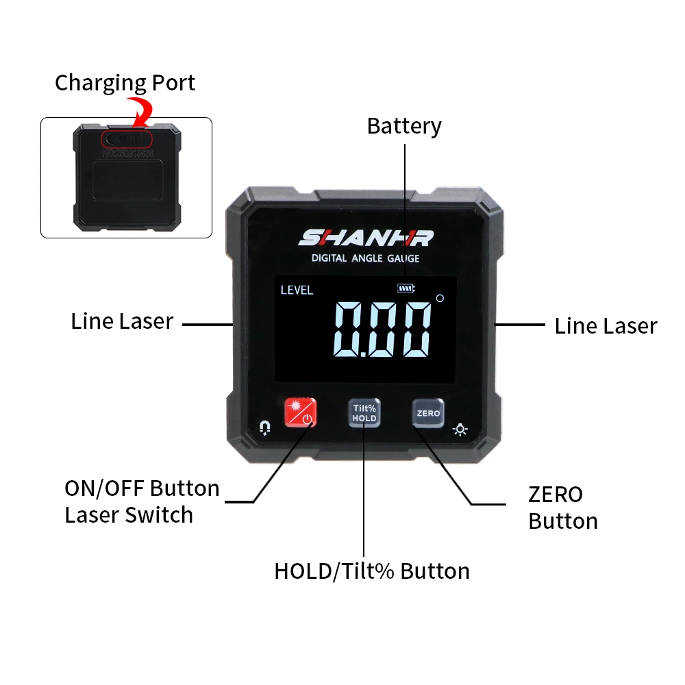 SHANHR Angle Laser Level With  - Stud Finder With Laser Level 评论和价格