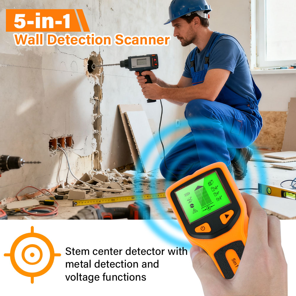 5 in 1 Stud Detector Wall Wood - Stud Finder Wall Scanner 5 In 1 评论和价格