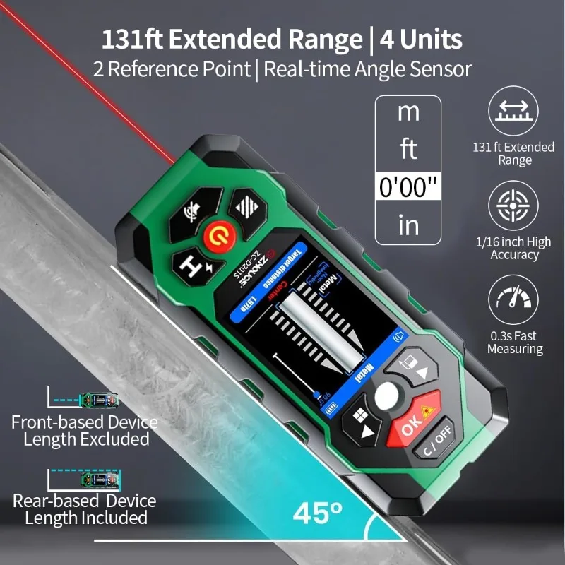 For Rechargeable 10-in-1 Wall  - Stud Finder With Laser Level 评论和价格